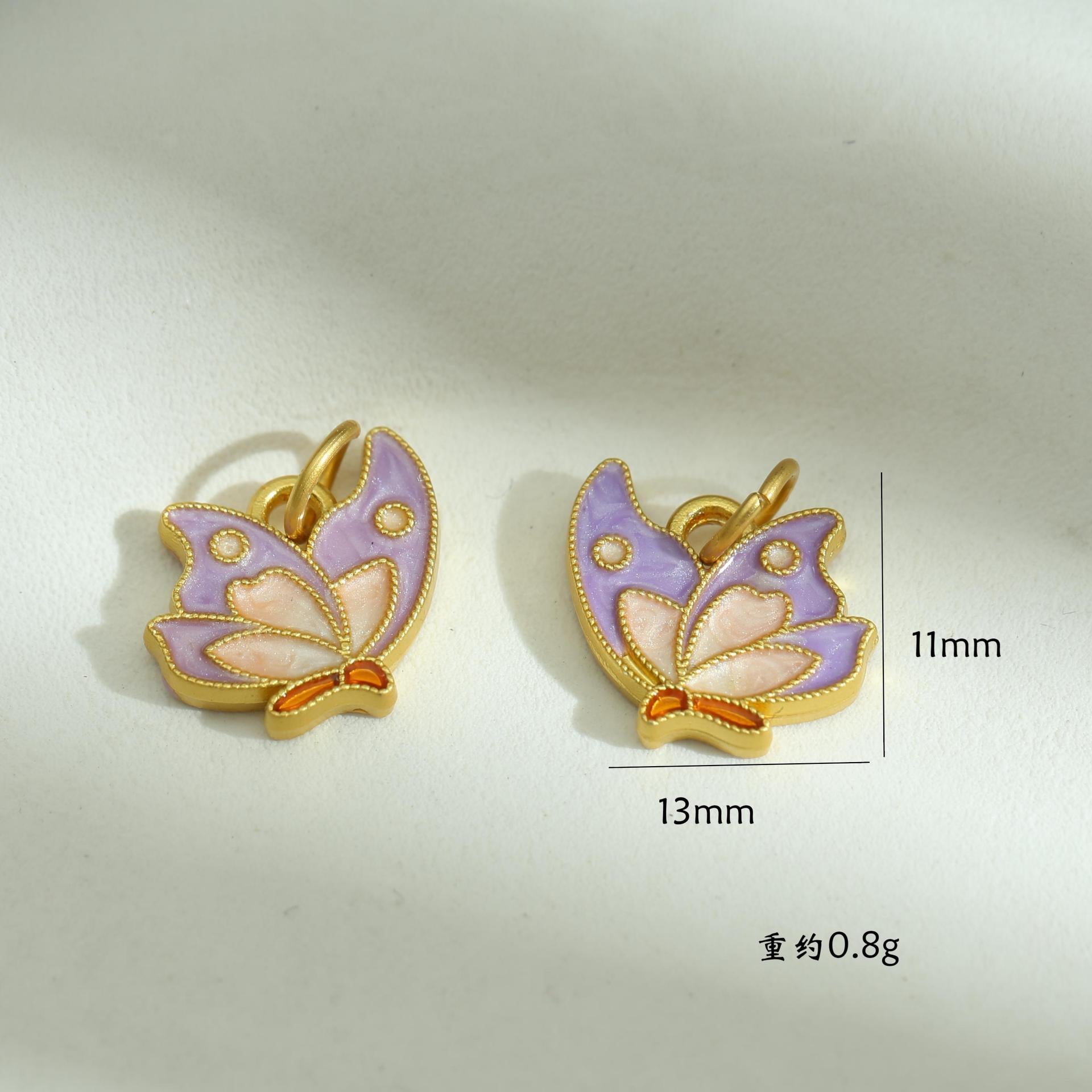 Wholesale Lily Flower Butterfly Cartoon Pendant