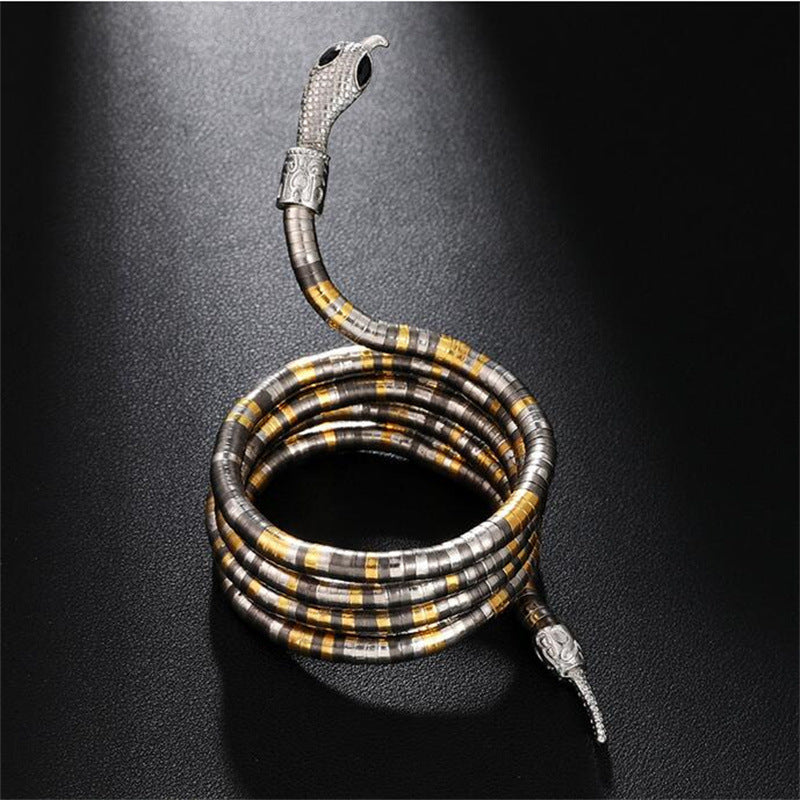 Wholesale  Shape Snake  Sense Adjustable Snake Bone  Alloy Necklace