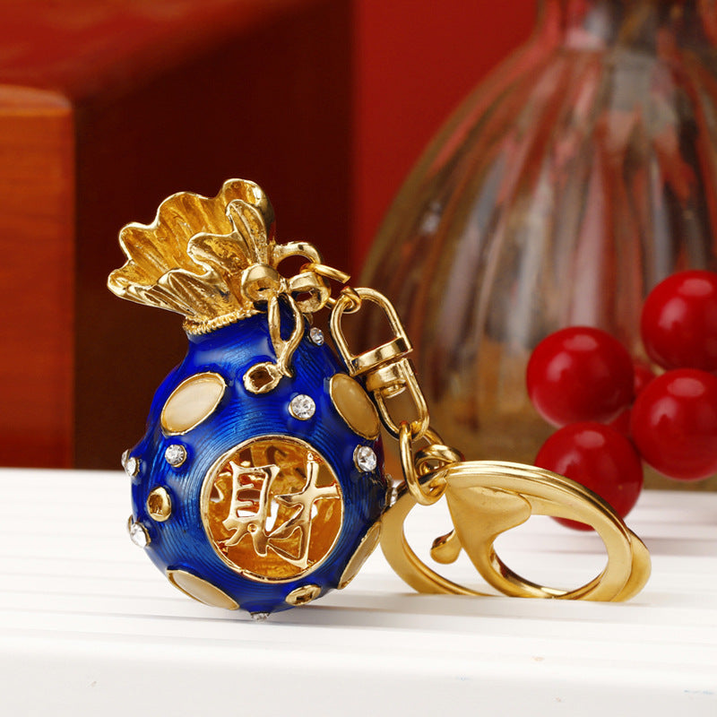 Wholesale Pink Diamond Koala Bear Metal Keychain