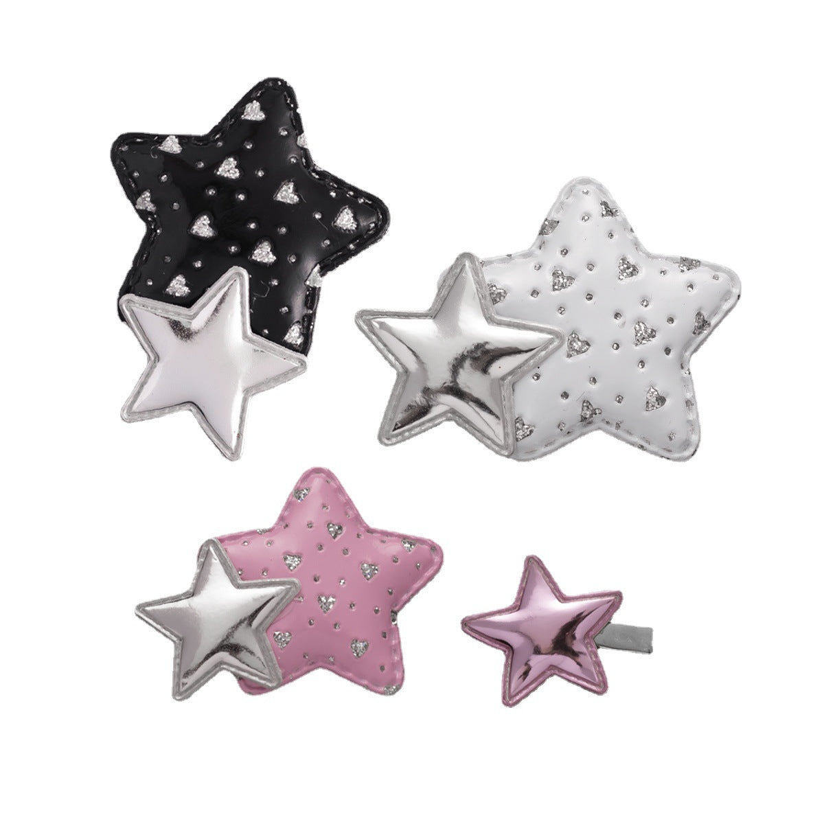 Wholesale Cute Star Niche Spicy Girl Metal Hair Clips