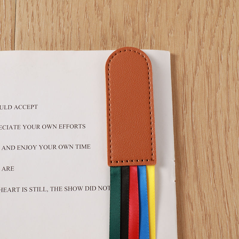 Wholesale Creative Color Book Page Folder Student Reading Mark Five Color Ribbon Page Folder Tassel Bookmark