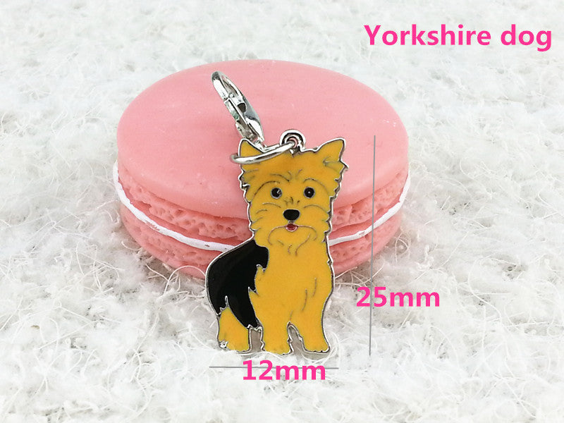 Wholesale French Bulldog Pendant Metal Keychains