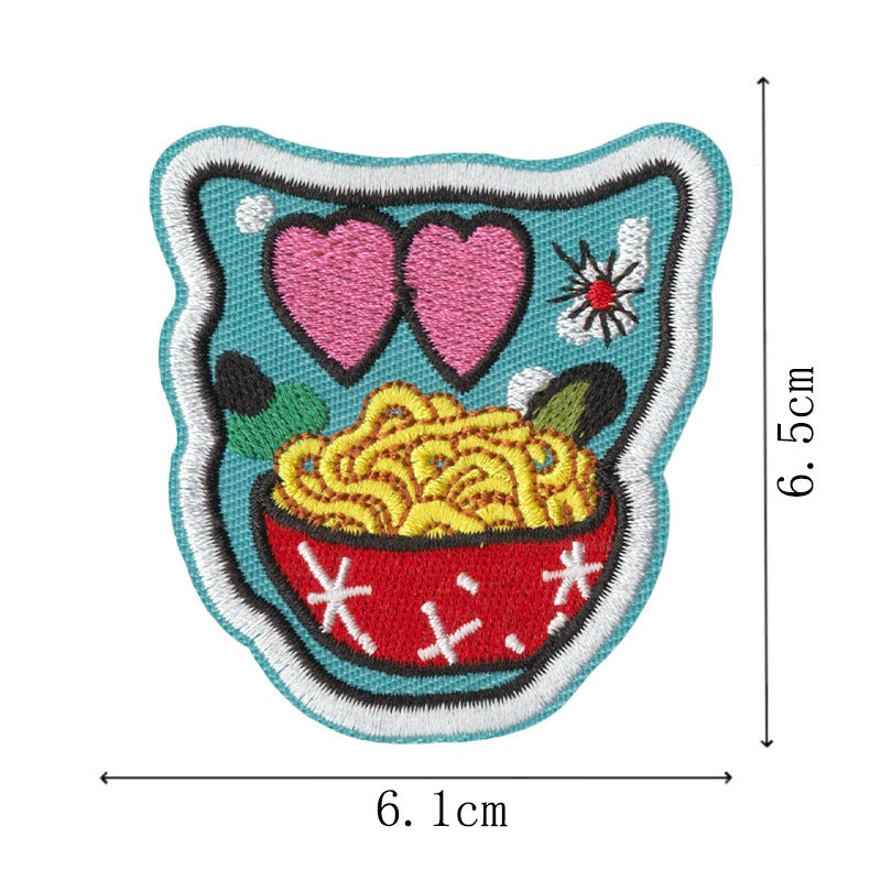 Wholesale Stylish Funny Cartoon Embroidered Iron On Patch Set Of 8 No Sew Applique For Clothing And Backpacks Fashion Accessory Boutique Resale
