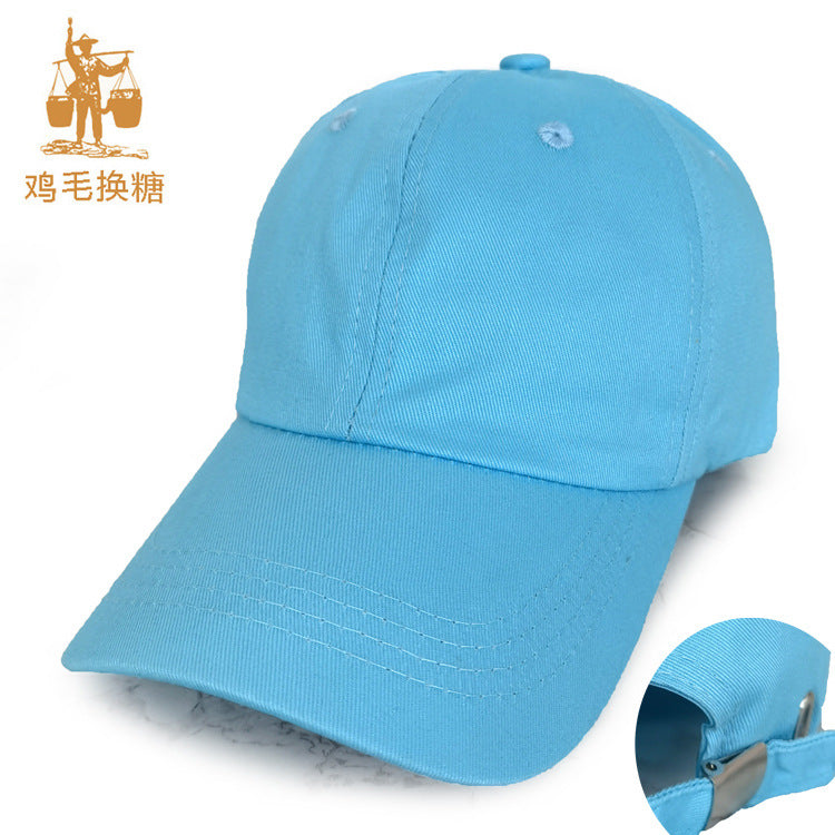 Wholesale Blank Light Plate Simple Cotton Soft Top Adjustable Baseball Cap