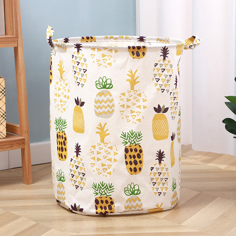 Wholesale Cotton and Linen Foldable Waterproof Storage Baskets