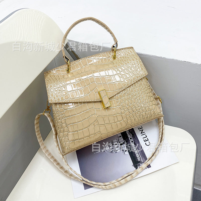 Wholesale Stone Pattern PU Shoulder Bag