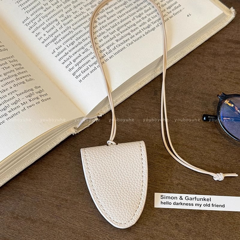 Wholesale Dopamine leather magnetic neck hanging glasses bag necklace