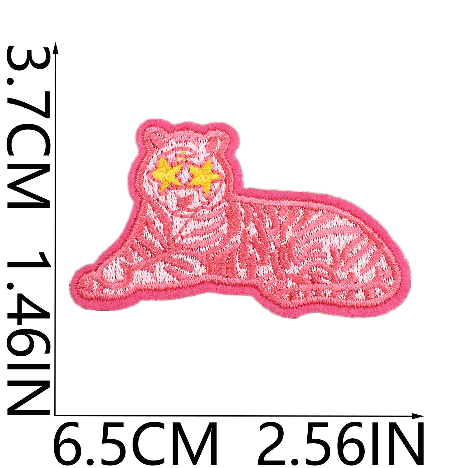 Wholesale Girl's Pink Decorative Embroidered Cloth Sticker