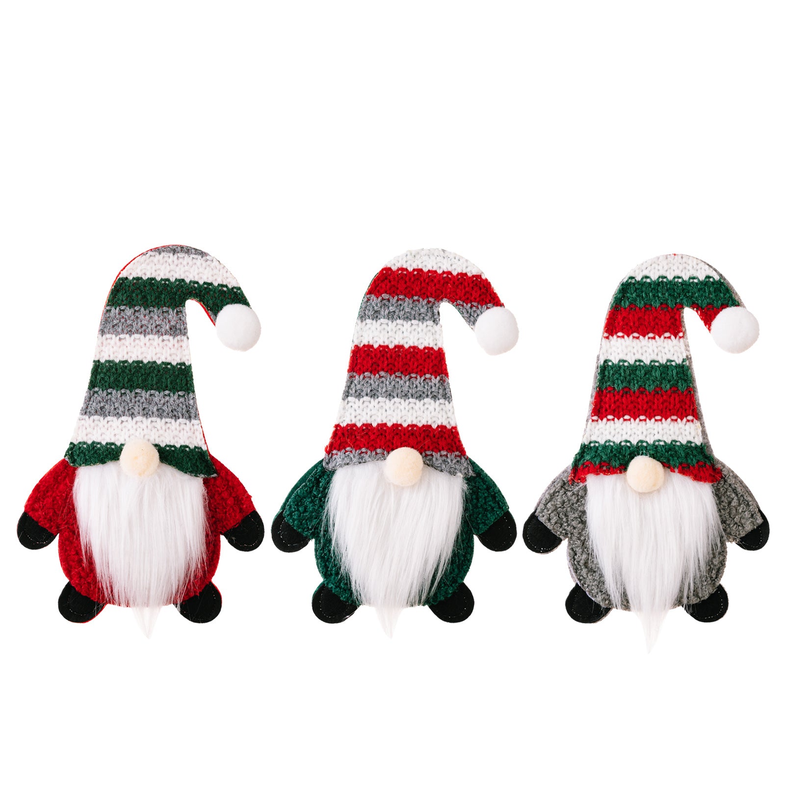 Wholesale Christmas Ornament Faceless Doll Fabric Cutlery Set