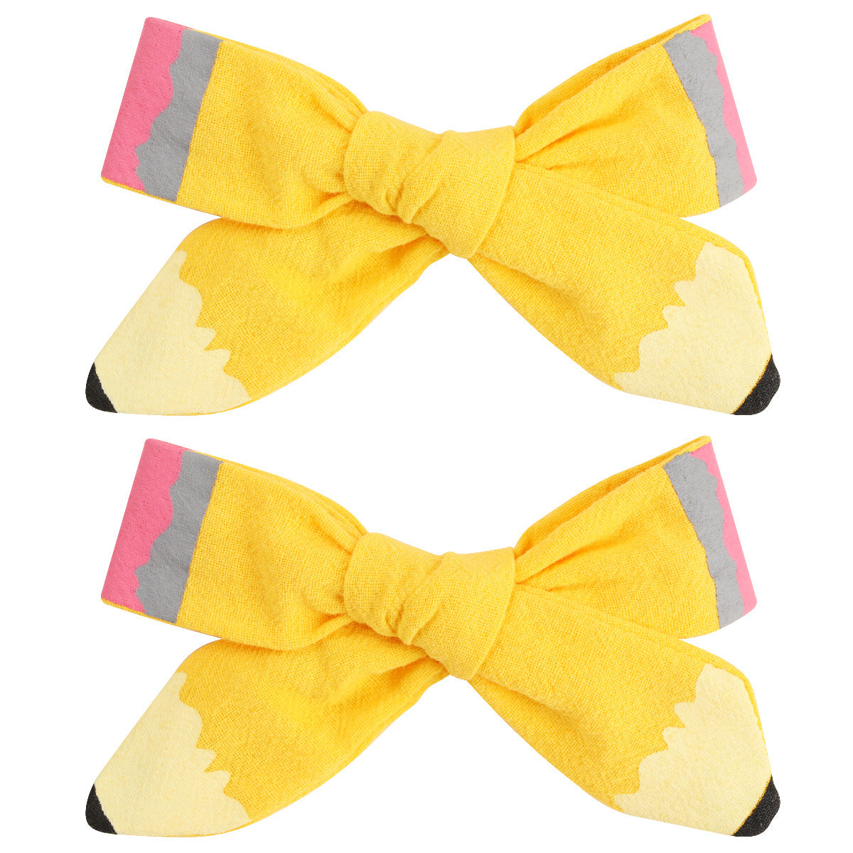 Wholesale Fabric Return To School Season Boutique Kindergarten Hair Accessories