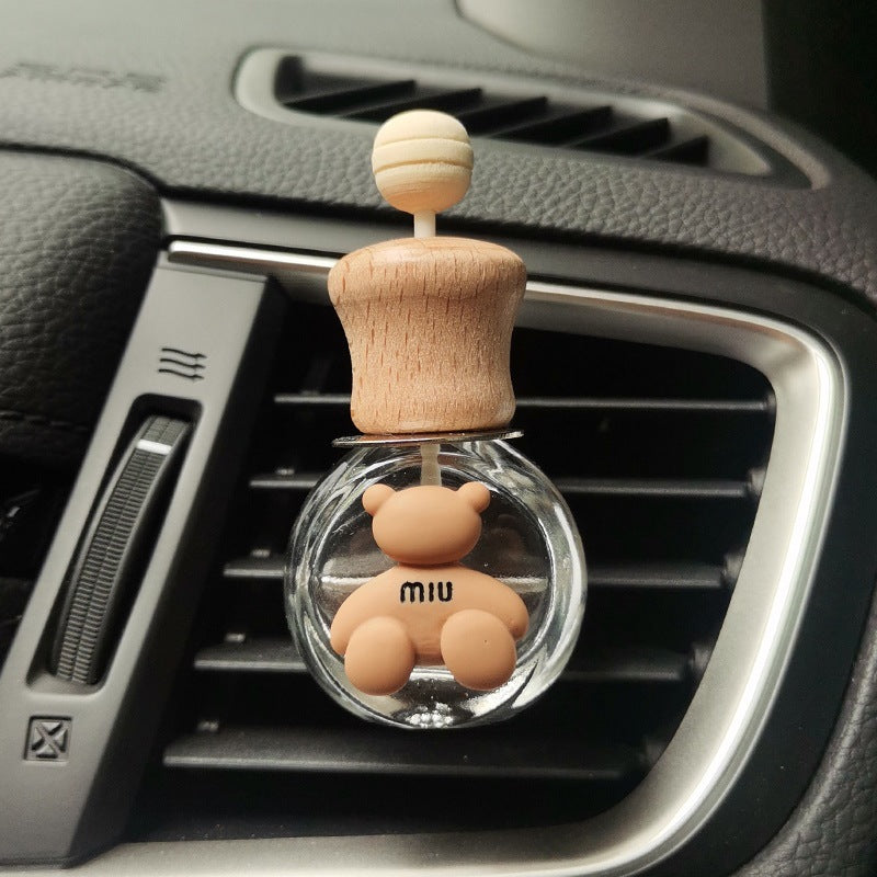 Wholesale Car Air Conditioning Vent Decoration Cute Ornaments Perfume Empty Bottle