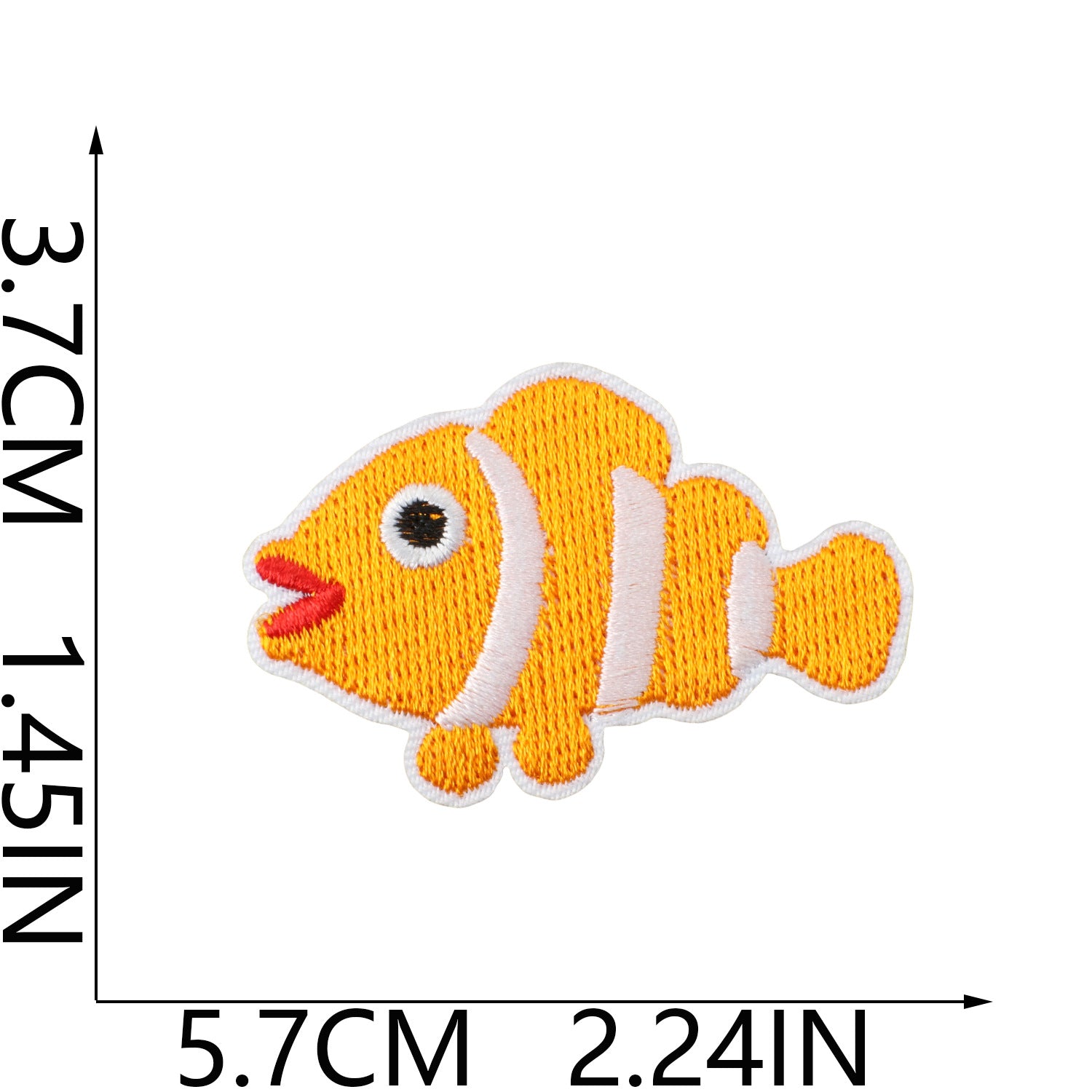 Wholesale Trendy Ocean Party Embroidered Patches For Kids Clothing Cartoon Shark Dolphin Fashion Accessory