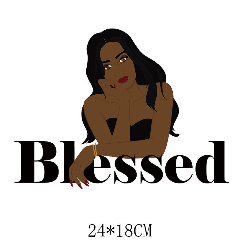 Wholesale  Girls Letter Heat Transfer Stickers UV DTF Ready to Press Transfers Wraps