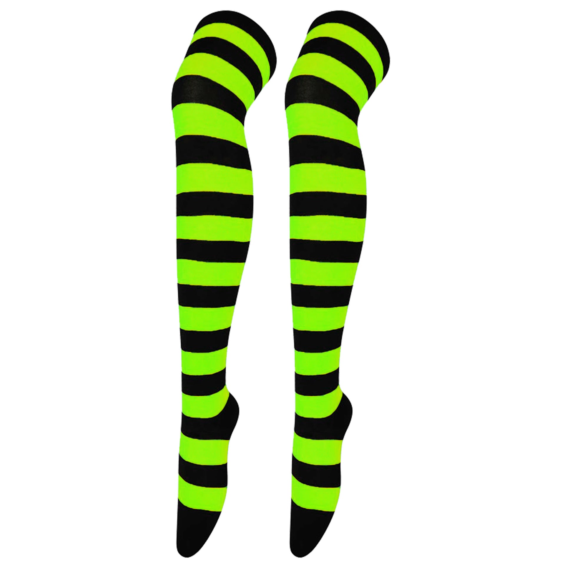 Wholesale Halloween Zebra Over-the-Knee Striped Socks
