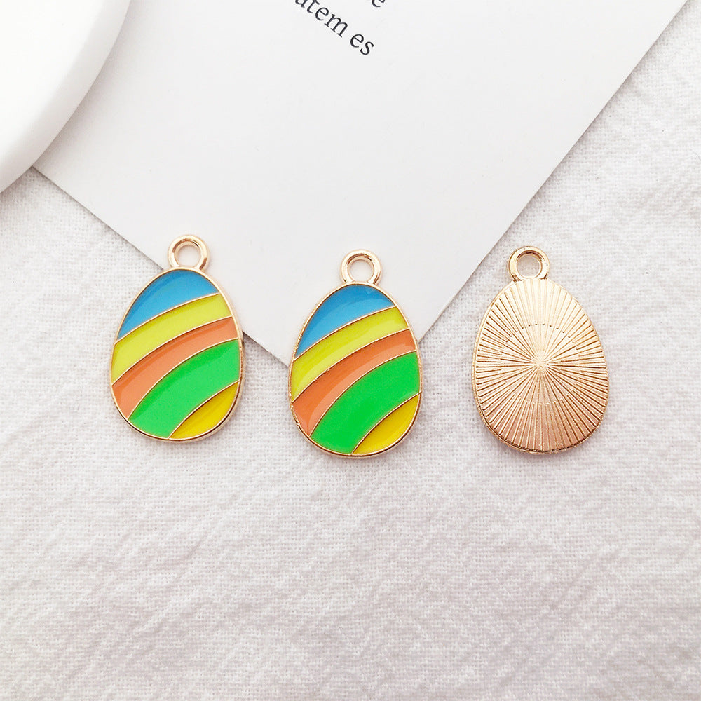 Wholesale Easter Egg Alloy Keychain Accessories