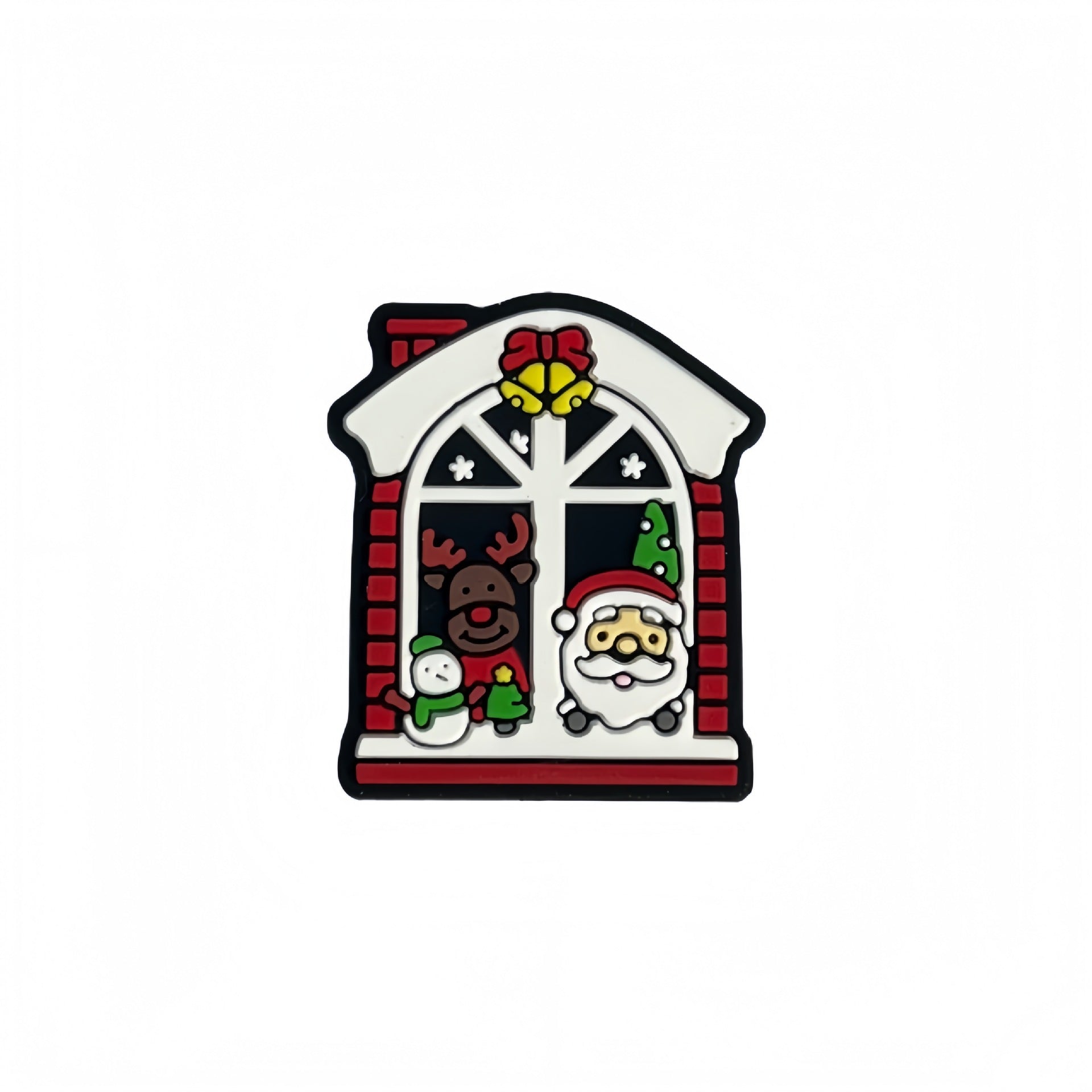 Wholesale 10pcs Christmas Silicone Food Grade Soft Baby Beads Focal Beads OLY Exclusive