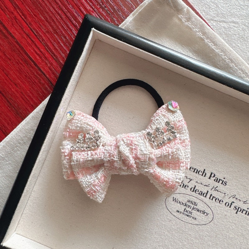 Wholesale Fabric Butterfly Knot Hair Ropes