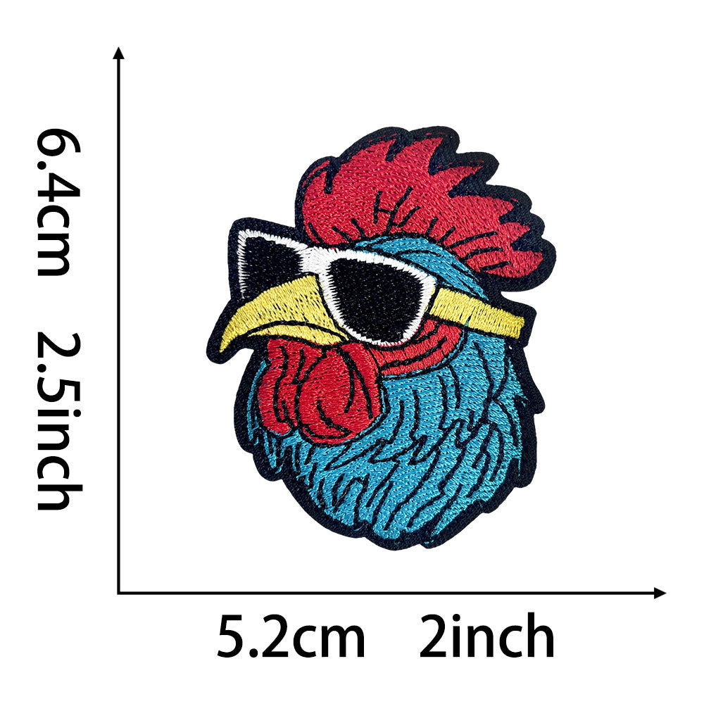 Wholesale Summer Beach Outdoor Seahorse Planet Surfboard Embroidery DIY Patches