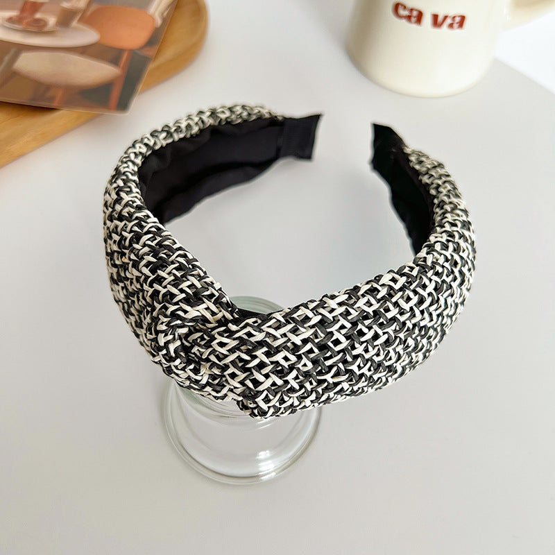 Wholesale Bohemian Autumn and Winter High Skull Knotted Headband