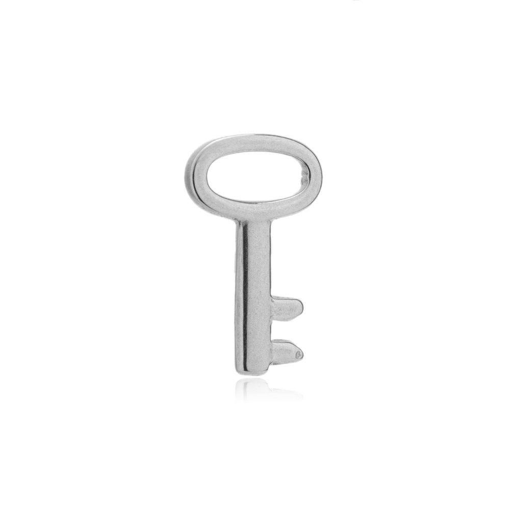 Wholesale 5PCS/PACK Stainless Steel Hollow Heart Key Padlock Small Pendant DIY Jewelry Accessories