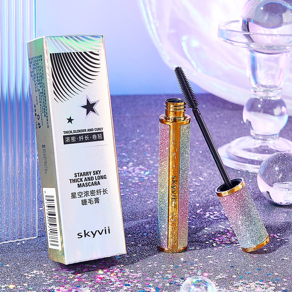 Wholesale Starry Eyelash Mascara Long Lasting Waterproof Volumizing Curling Quick Dry Black Mascara for All Skin Types