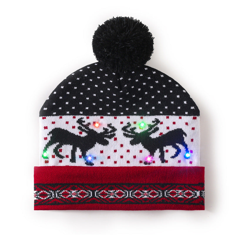 Wholesale Christmas hat  colorful woolen hat