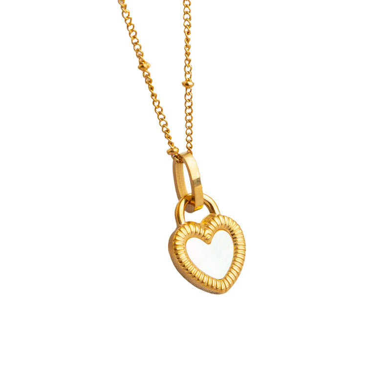 Wholesale Gold Titanium Steel Necklace for Women,  Non-Fading