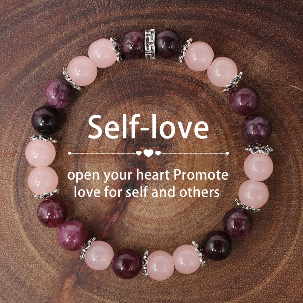 Wholesale Natural Stone Beaded Crystal Bracelets