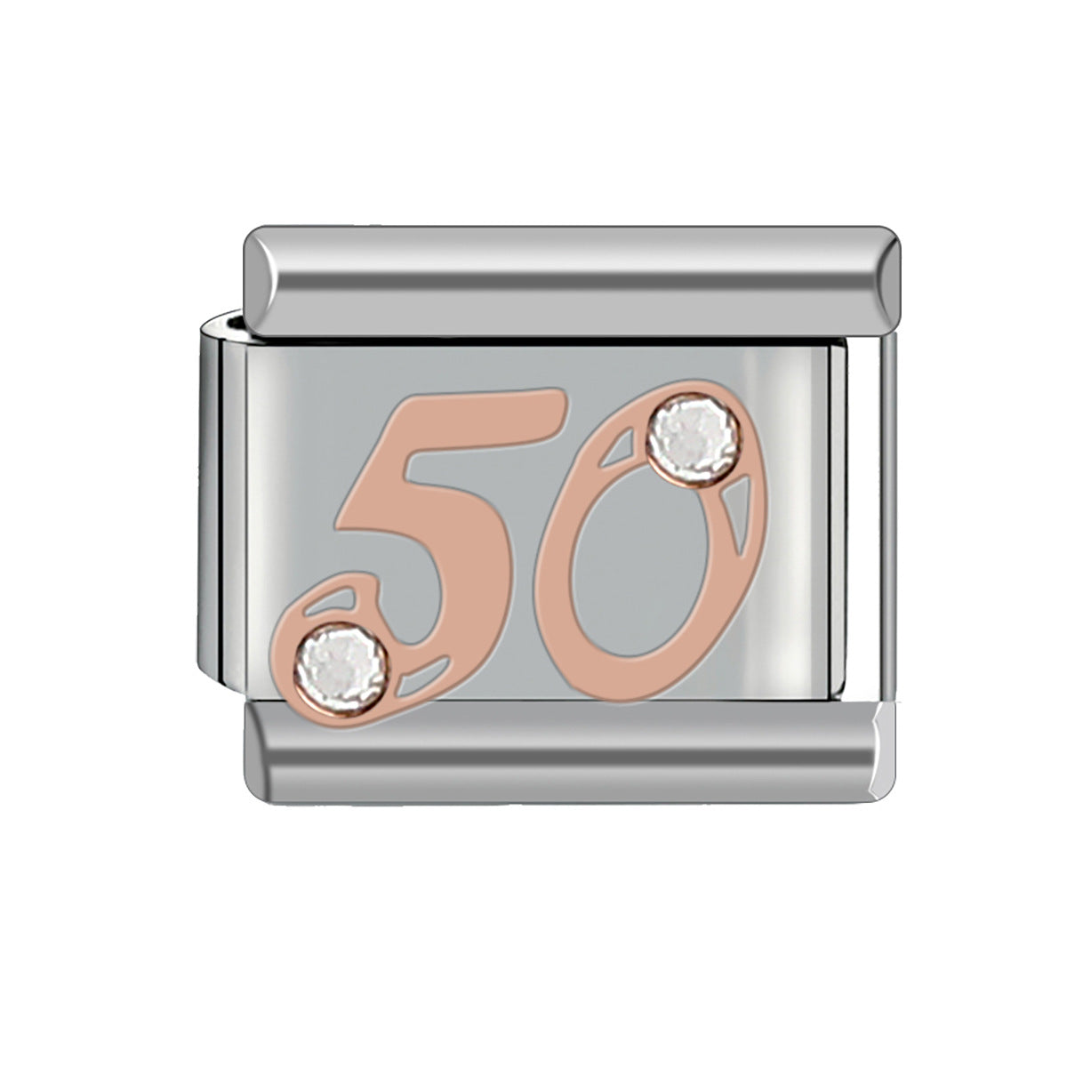 Wholesale Italian Charm Bracelet 9mm DIY Stitched Detachable Monogram Diamond Combination Bracelet