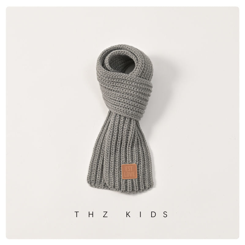 Wholesale Children's Winter Baby Soft Warm Wool Versatile Scarf
