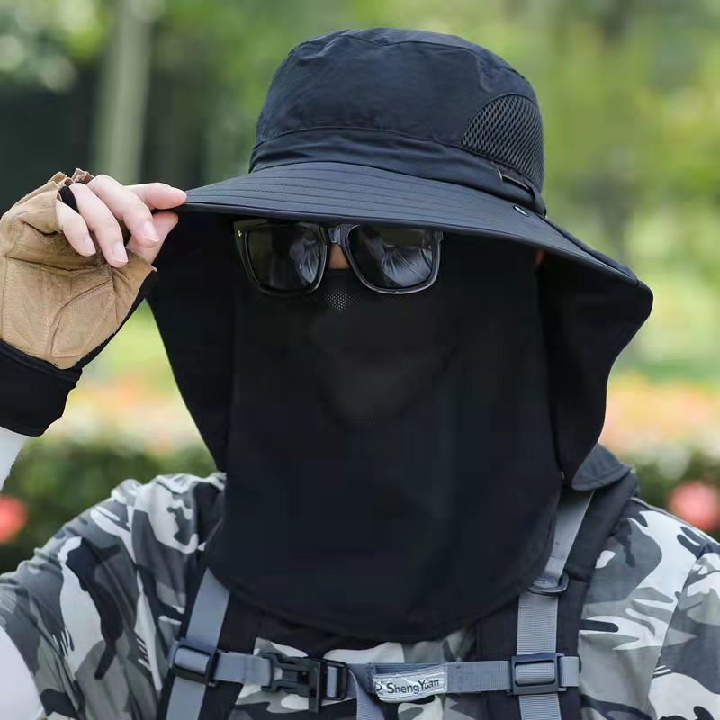 Wholesale Anti-UV and Waterproof Travel Face-covering Neck Cap for Men