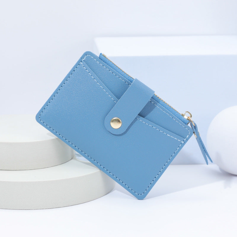 Wholesale PU Candy Color Card Holder Wallet