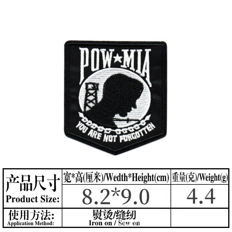 Wholesale Stylish Skull Embroidered Patch For et Boutique Decorative Accessory