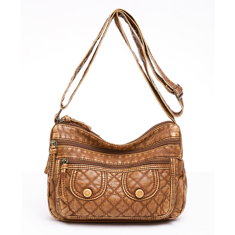 Bordado de bordado rómico de cuero suave de PU al por mayor