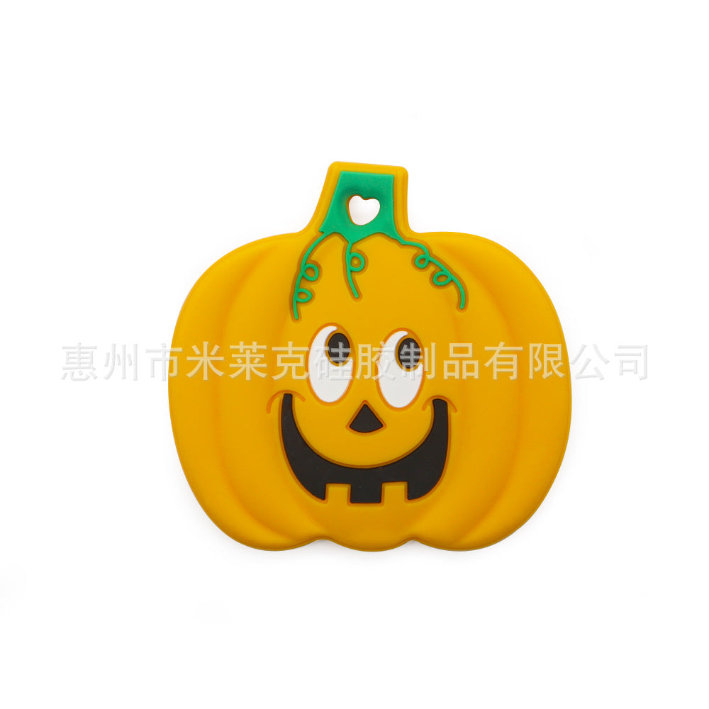 Wholesale Halloween Silicone Baby Cartoon Food Grade Teething Stick Chewable Glue