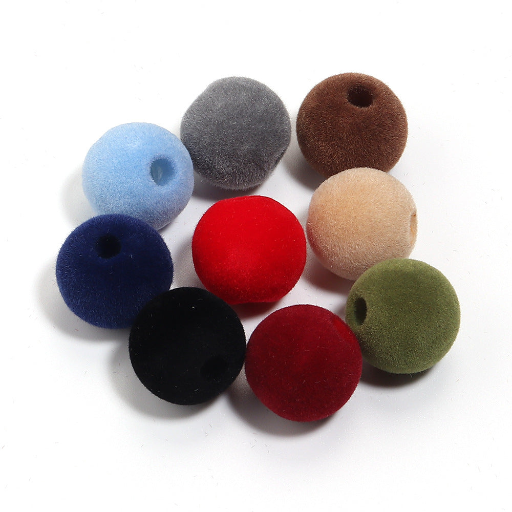 Wholesale 10pcs Acrylic  Series Peach Heart Large Hole Beads