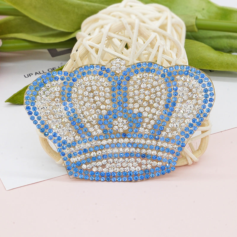 Wholesale 10pcs Multi specification rhinestone crown DIY Patches