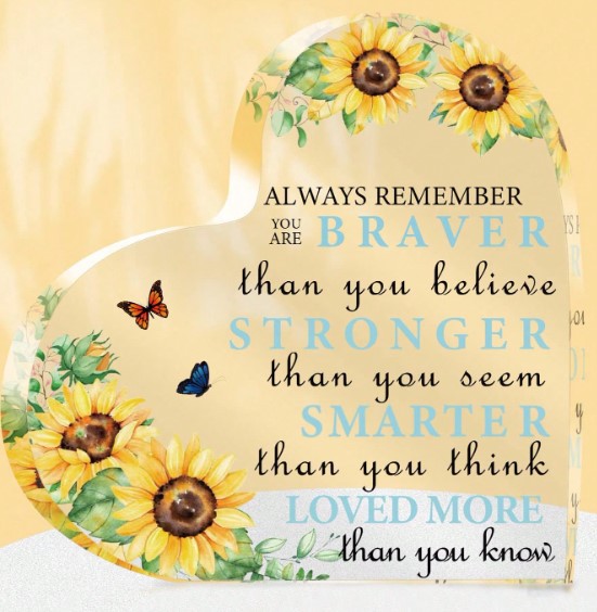 Wholesale of Transparent and Caring Acrylic Ornaments for Mother's Day