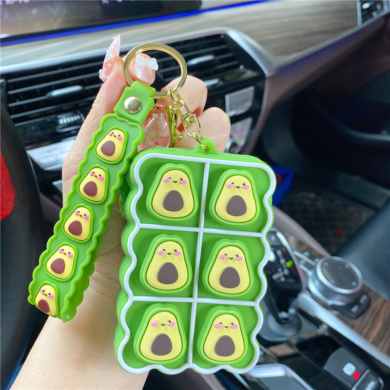 Wholesale Avocado Strawberry Keychains