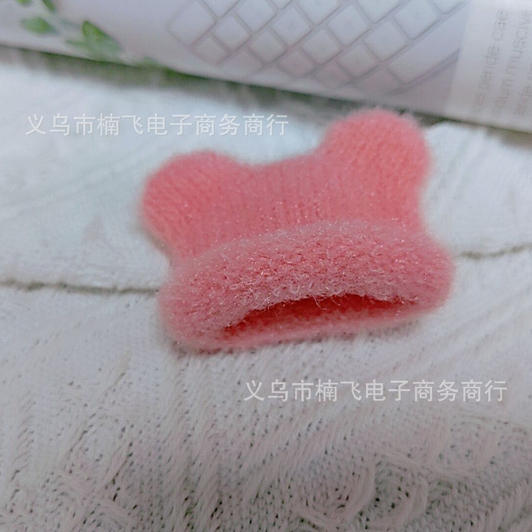 Wholesale 10pcs Christmas Mini Wool Hat Knitted Finger Wool Hat Doll Accessories