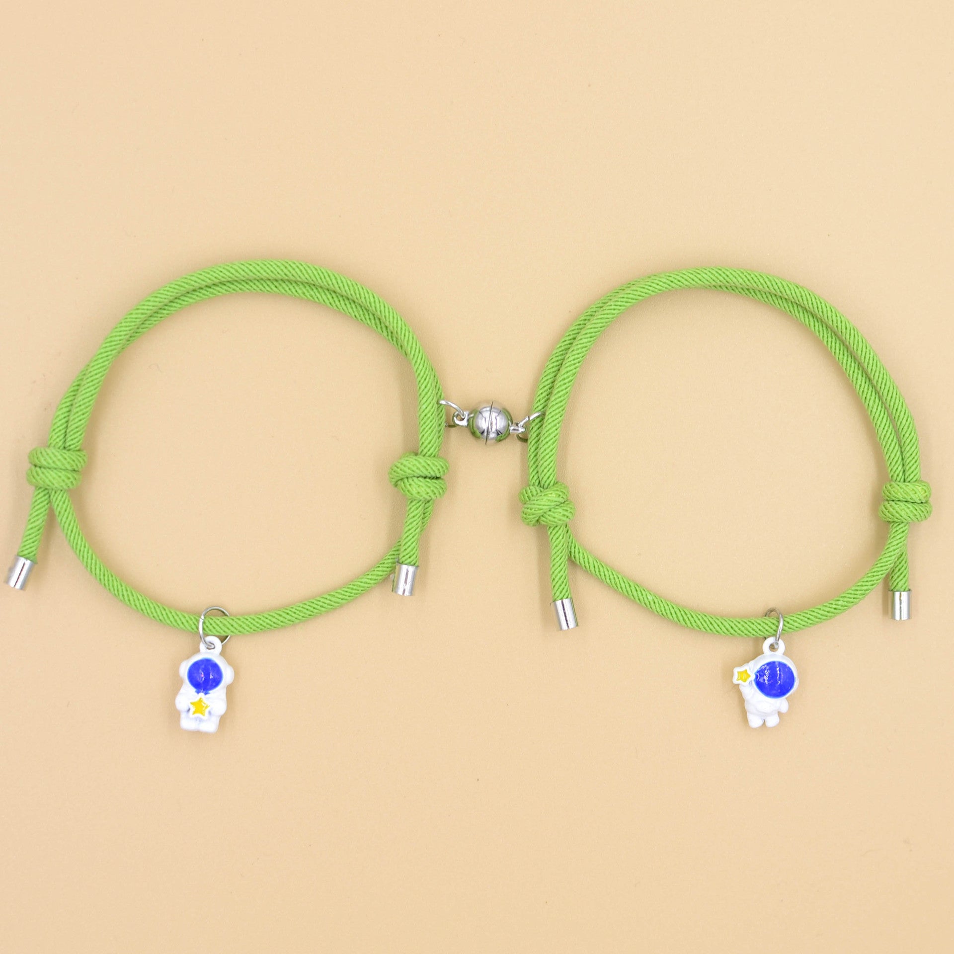 Wholesale Colorful astronaut couple commemorative bracelet
