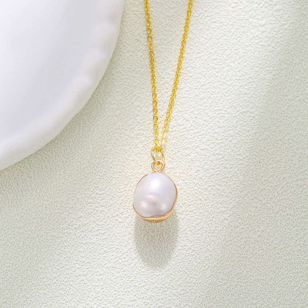 Wholesale Natural Freshwater Pearl Special-Shaped Necklace