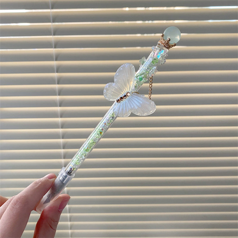 Wholesale Crystal Ball Butterfly Broken Diamond Replaceable Blade Utility Knife