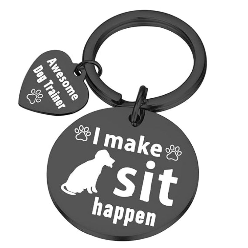 Wholesale Pet Commemorative Dog Stainless Steel Keychains