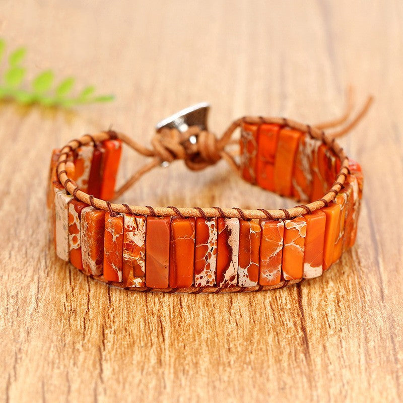 Wholesale Hand-woven Leather European and American Bohemian Creative Bracelet