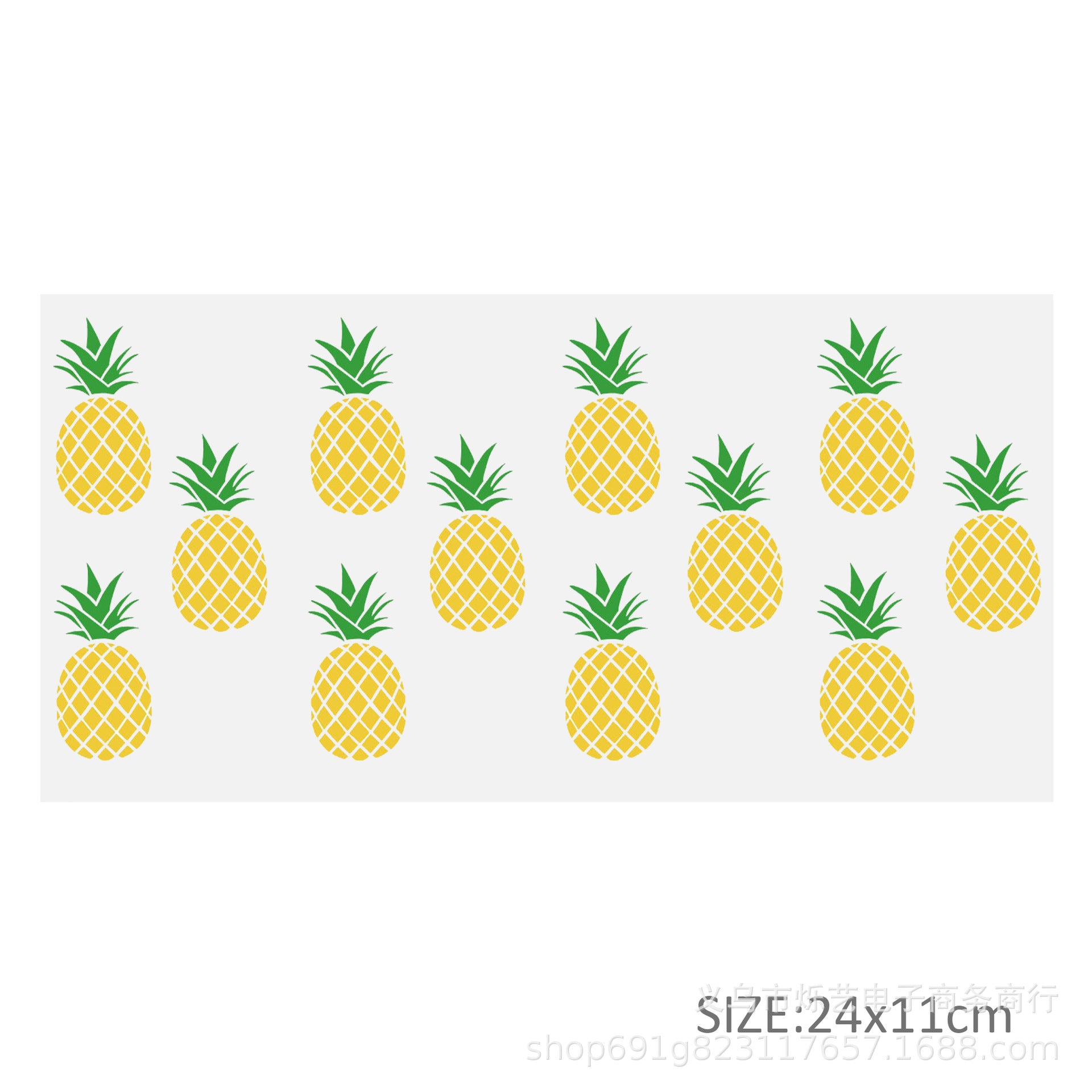 Wholesale Green Smiling Face Hat Halloween 16oz Cup UV DTF Wraps