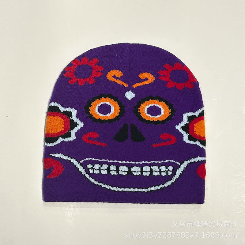 Wholesale Mexican Skeleton Hair Hat Knitted Hat