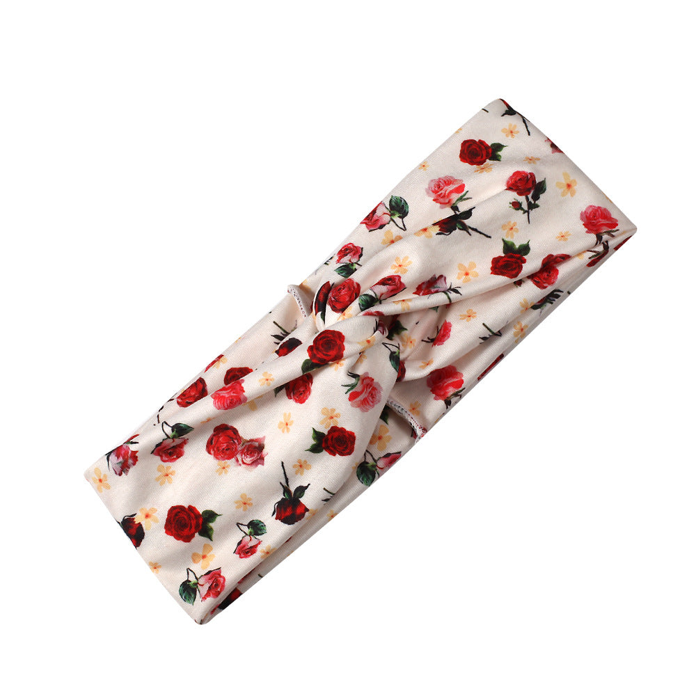 Wholesale Valentine's Day Flower Polyester Headbands