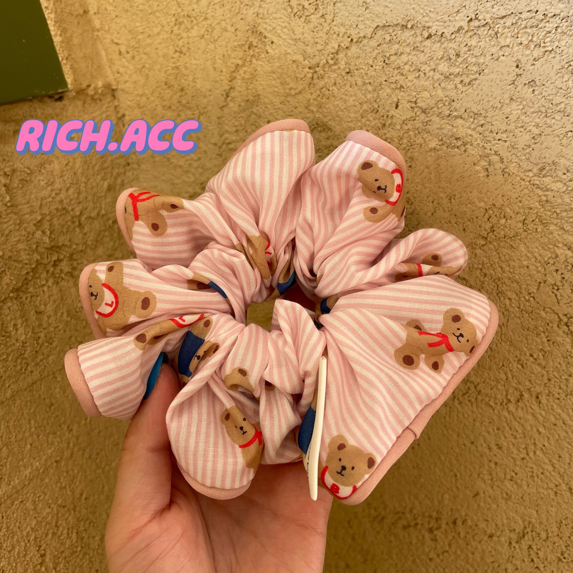 Wholesale Cute cartoon oil painting fabric large hair band