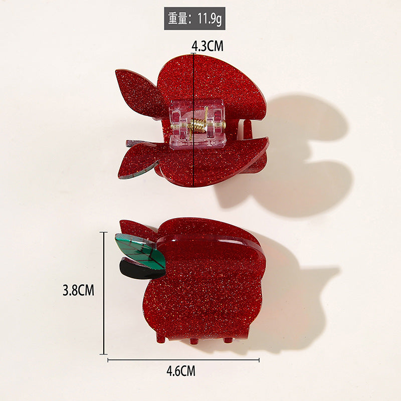 Wholesale Fashion Hair Gripper Clip PVC Cartoon School Bus Pencil Calculator Airplane Design For Women Everyday Styling
